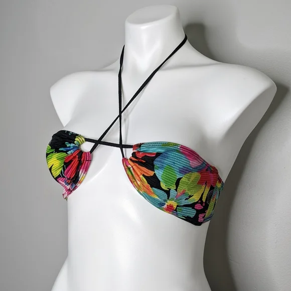Billabong tropical floral string bikini 6 - Picture 3 of 11